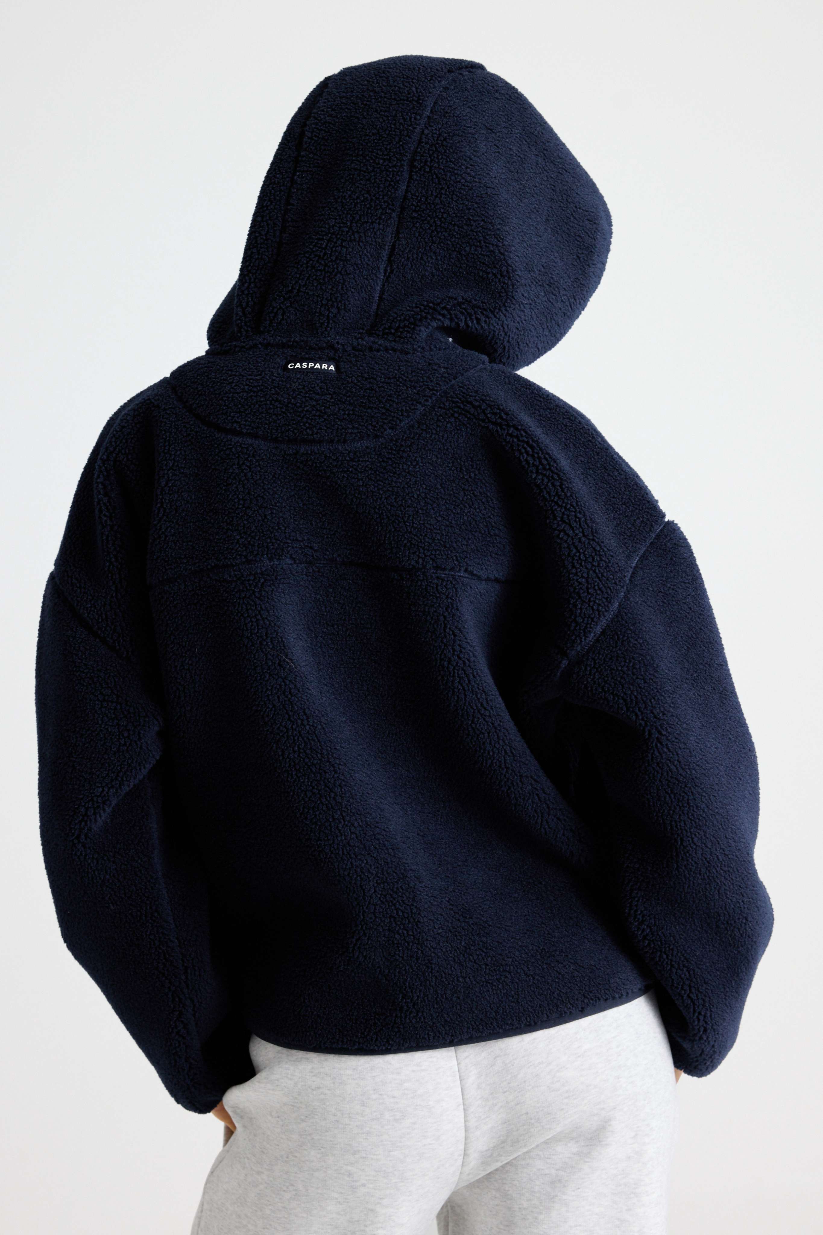 W. Cloudfleece™ Jacket w. hood - Navy